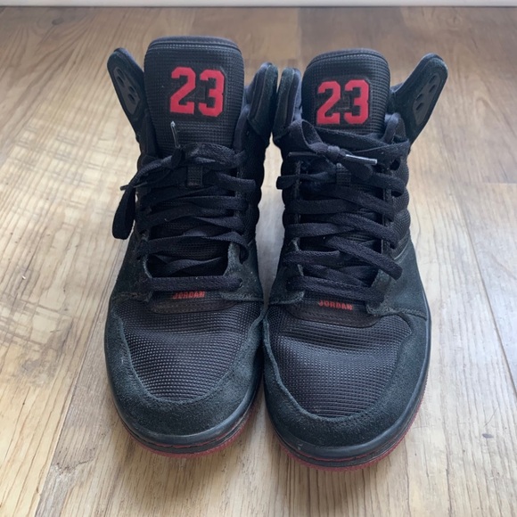 Nike Air Jordan 1 Flight 4 Men’s Black Sneakers Size 11 - Picture 2 of 7